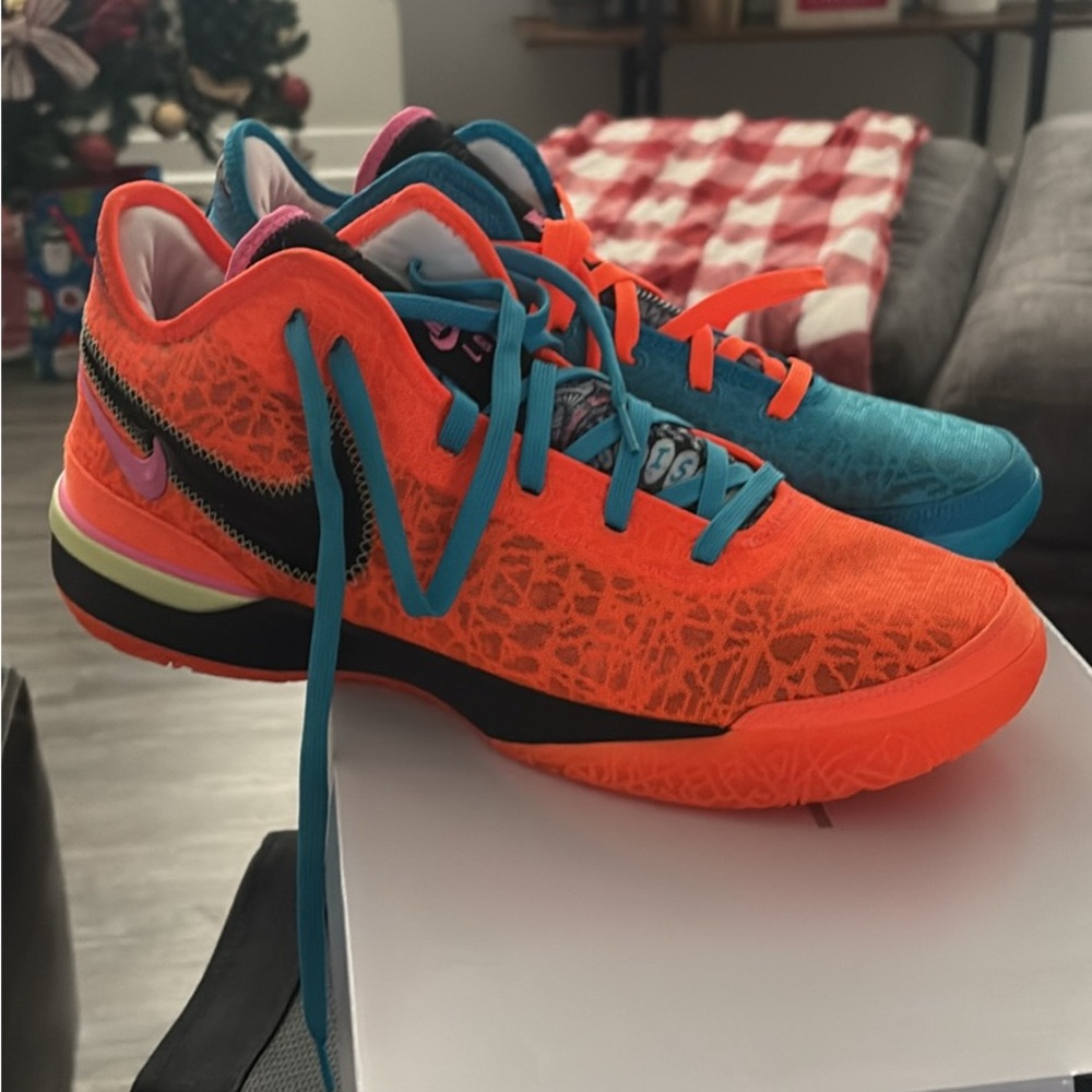 Nike Athletic Shoes - Orange and Blue